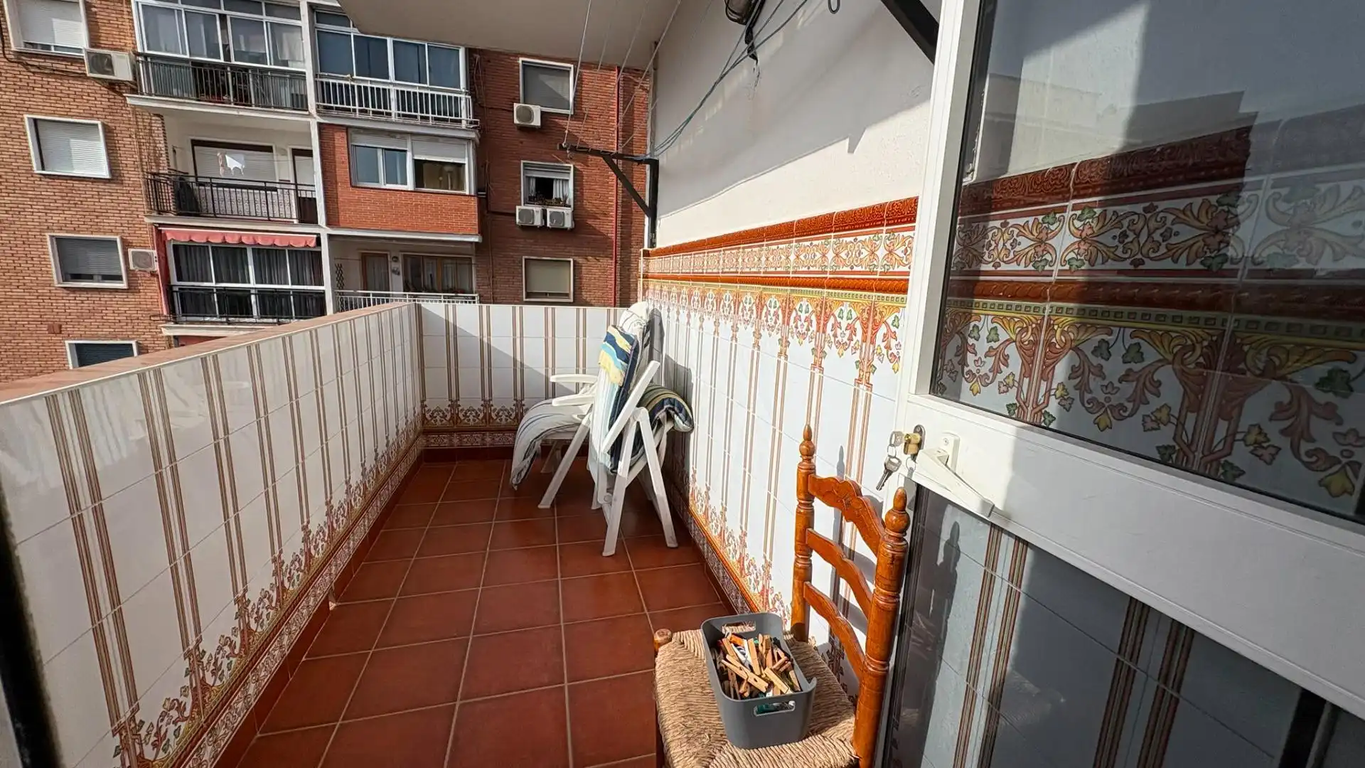 Terraza de Piso de alquiler en Málaga con Aire acondicionado, Amueblado y Balcón