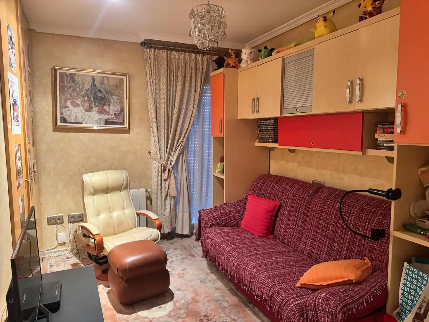 Living room of Flat for sale in Castellón de la Plana / Castelló de la Plana  with Heating, Storage room and Furnished
