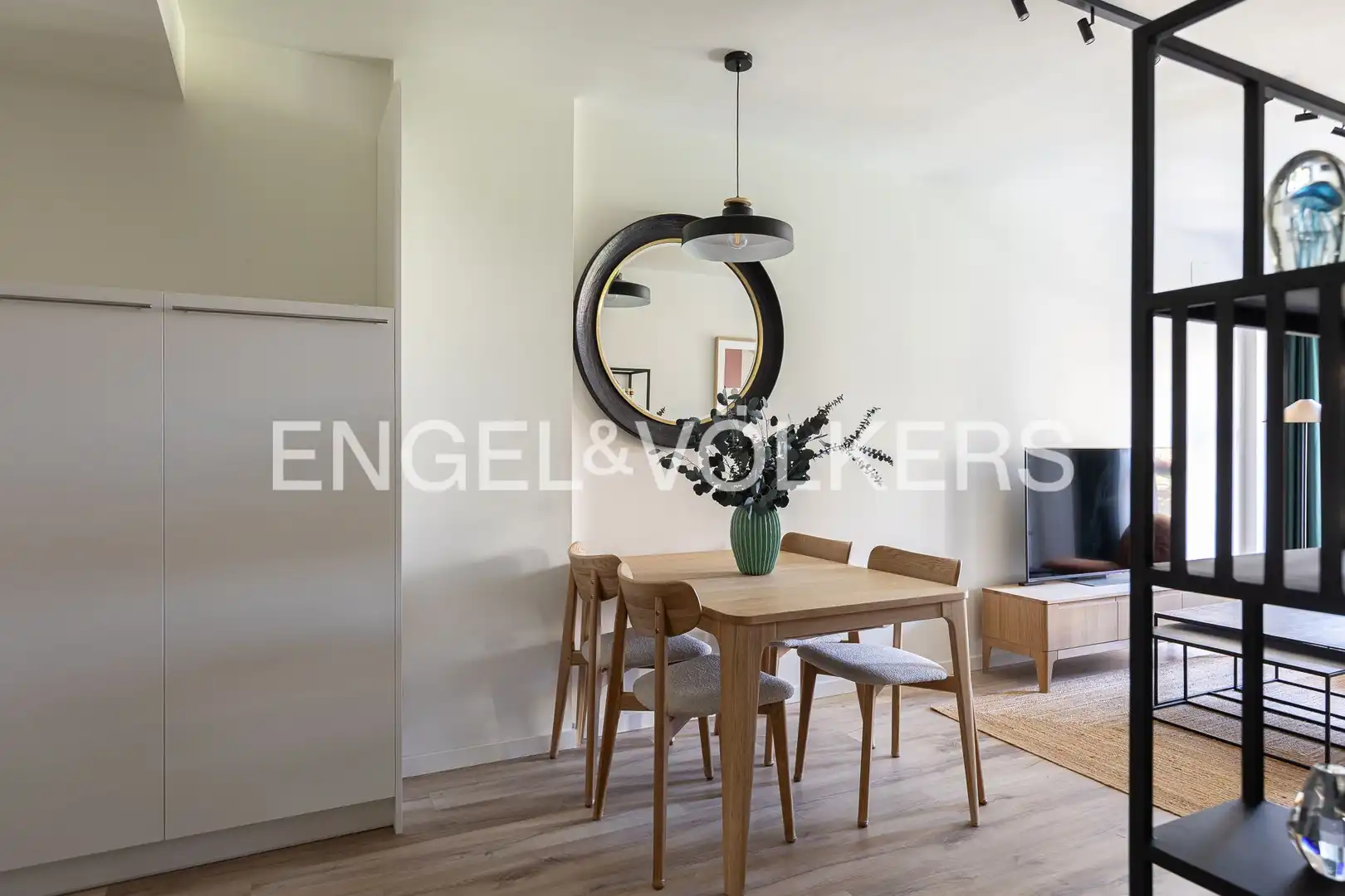 Dining room of Flat for rent in Madrid  with Air Conditioner, Heating and Private garden