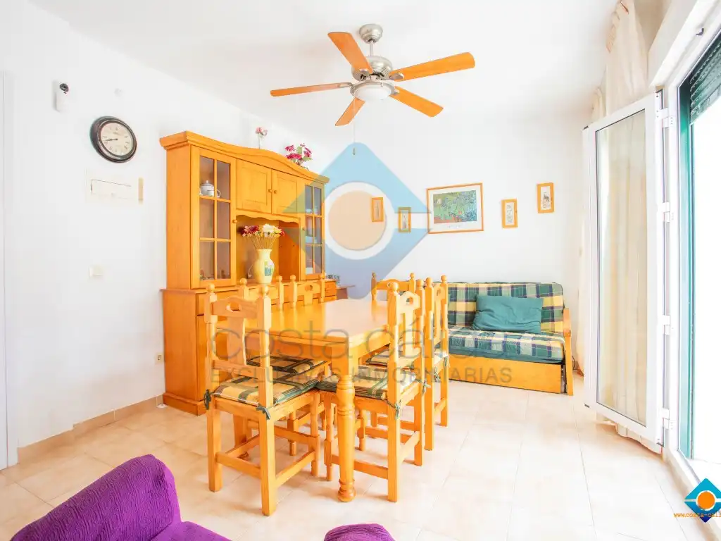 Menjador de Apartament en venda en Mazarrón amb Aire condicionat, Jardí privat i Terrassa