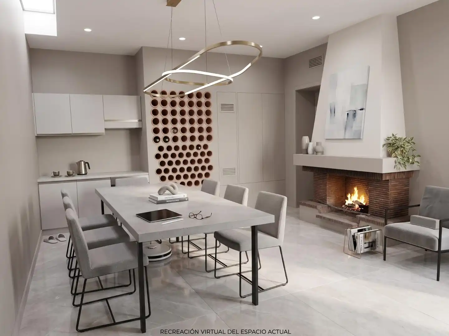 Dining room of Houses for sale in Ourense Capital   with Air Conditioner, Heating and Private garden