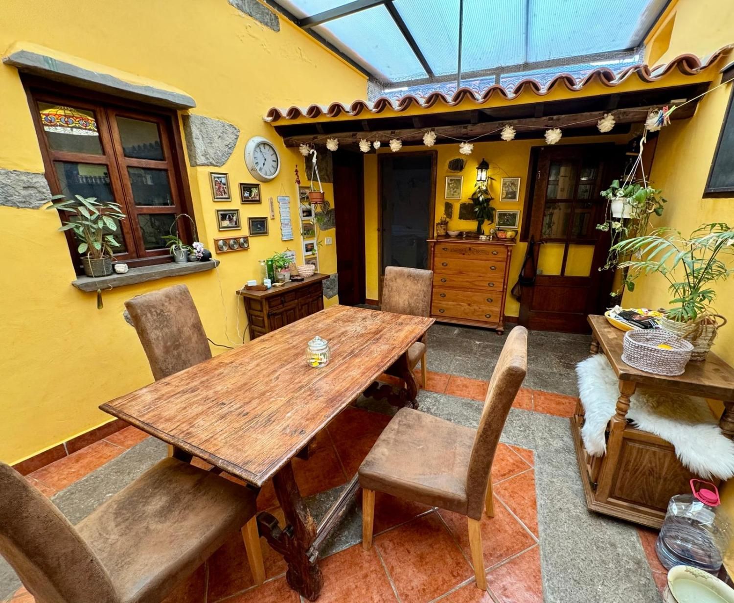 Dining room of Single-family semi-detached for sale in La Guancha