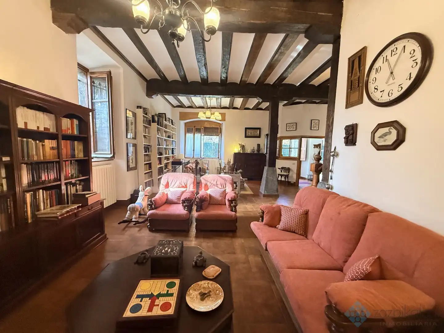 Sala de estar de Casa o chalet en venta en Arrankudiaga / Zollo con Calefacción, Trastero y Balcón