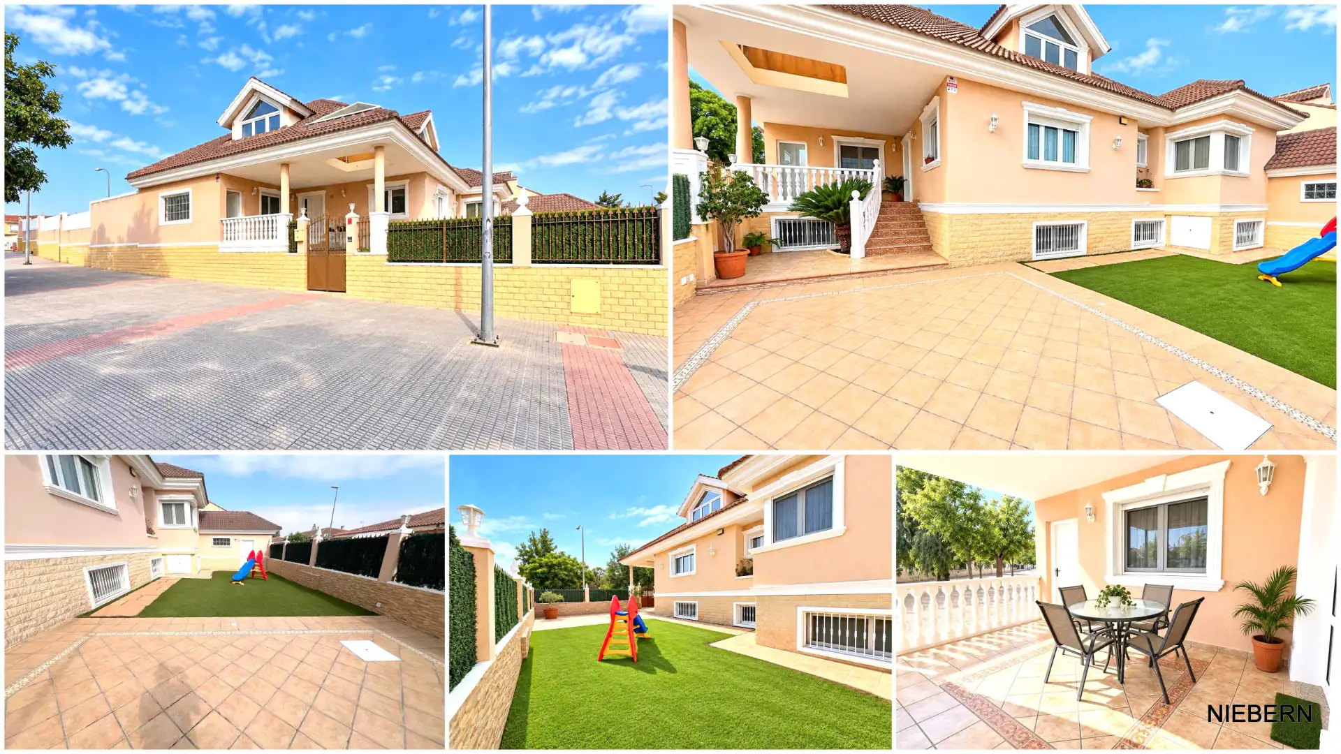 Vista exterior de Casa o chalet en venta en Cartagena con Aire acondicionado, Jardín privado y Terraza