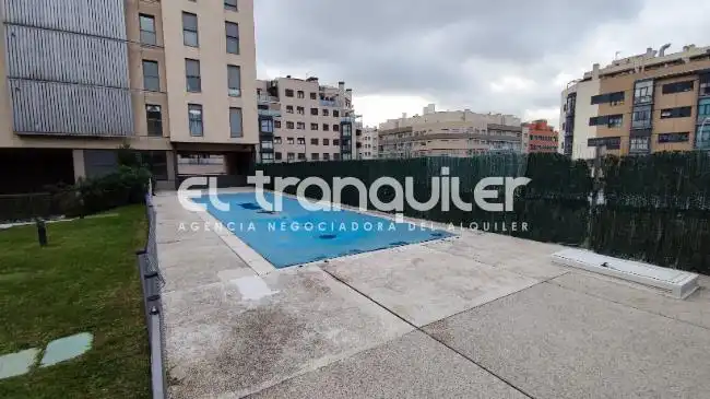 Parking of Flat for rent in Madrid  with Swimming Pool, Furnished and Washing machine