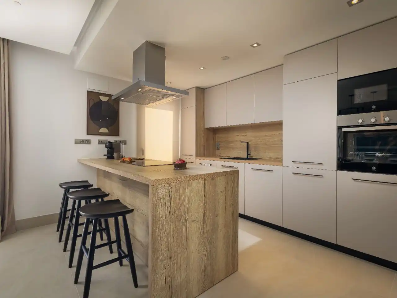 Cocina de Apartamento en venta en Mijas con Aire acondicionado, Terraza y Balcón