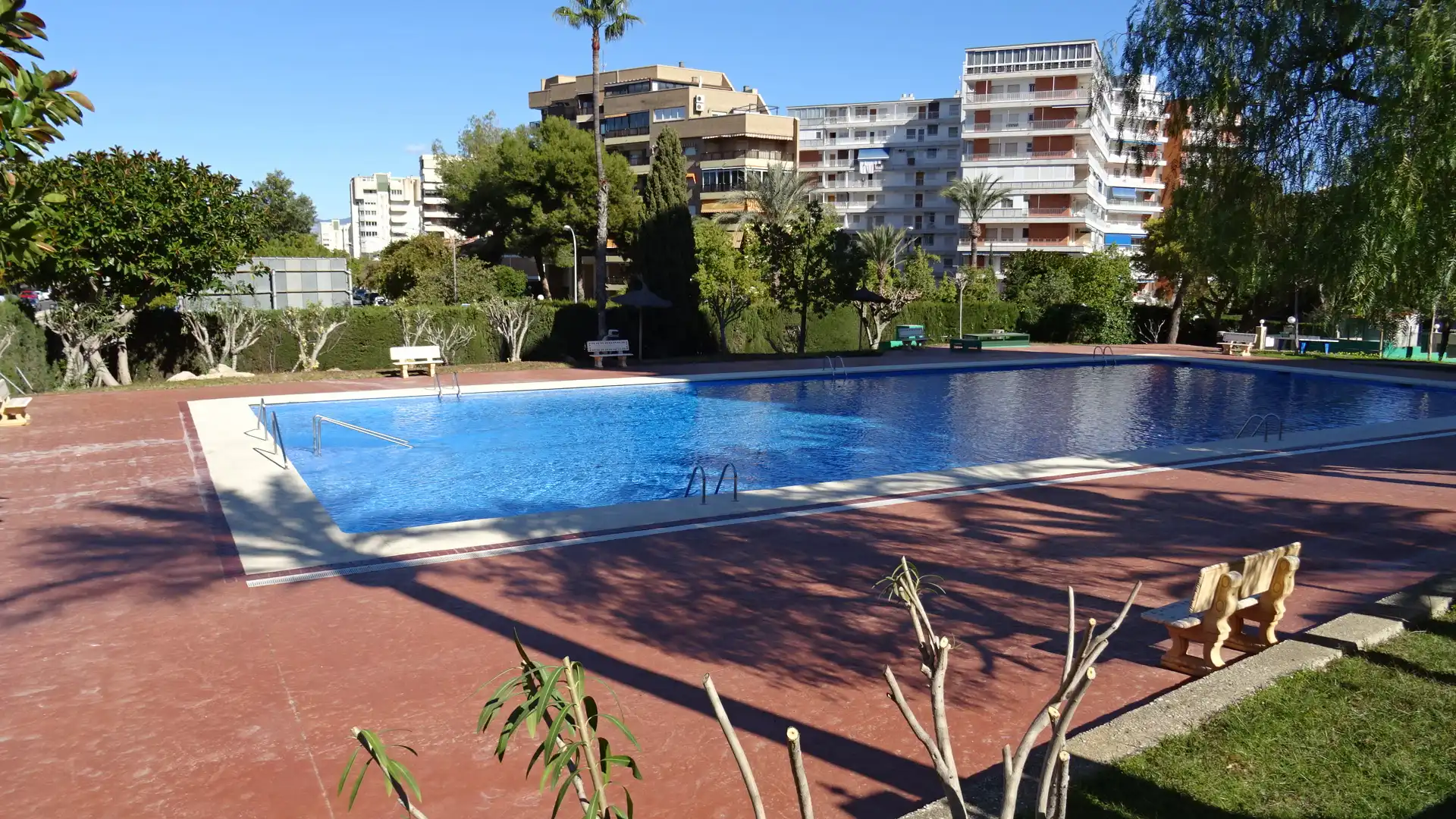Piscina de Piso en venta en Alicante / Alacant con Calefacción, Jardín privado y Terraza