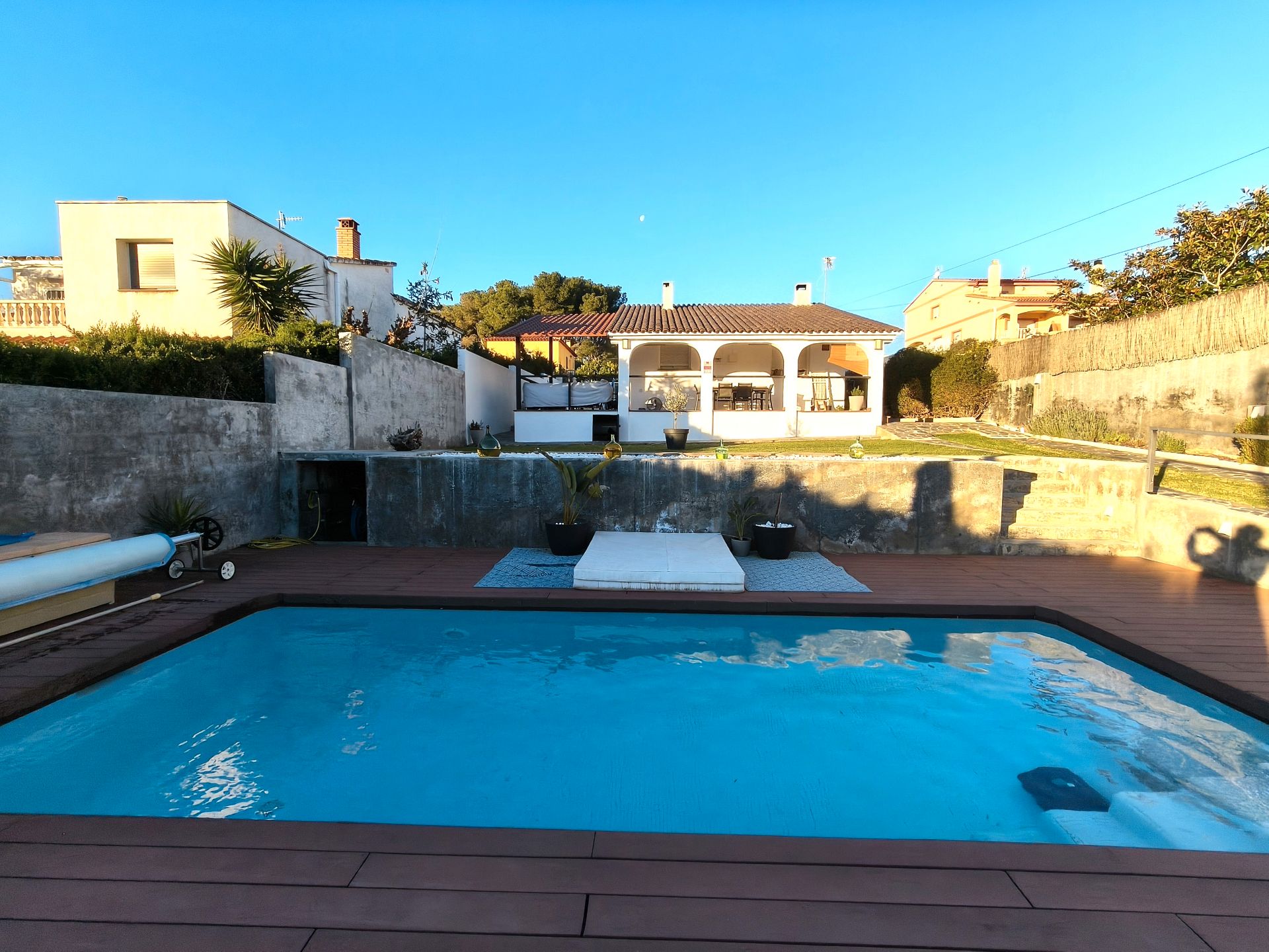 Swimming pool of House or chalet for sale in La Pobla de Montornès    with Air Conditioner, Heating and Private garden