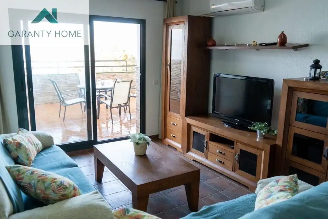 Living room of Flat for sale in Torrox  with Air Conditioner, Private garden and Terrace
