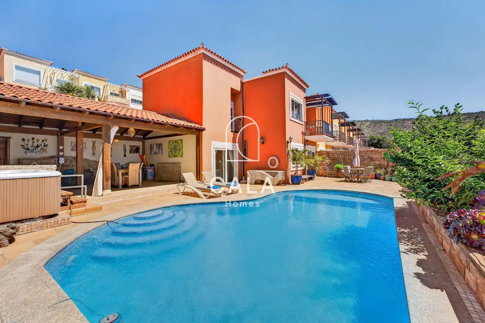 Exterior view of Detached homes for sale in Adeje  with Private garden, Terrace and Storage room