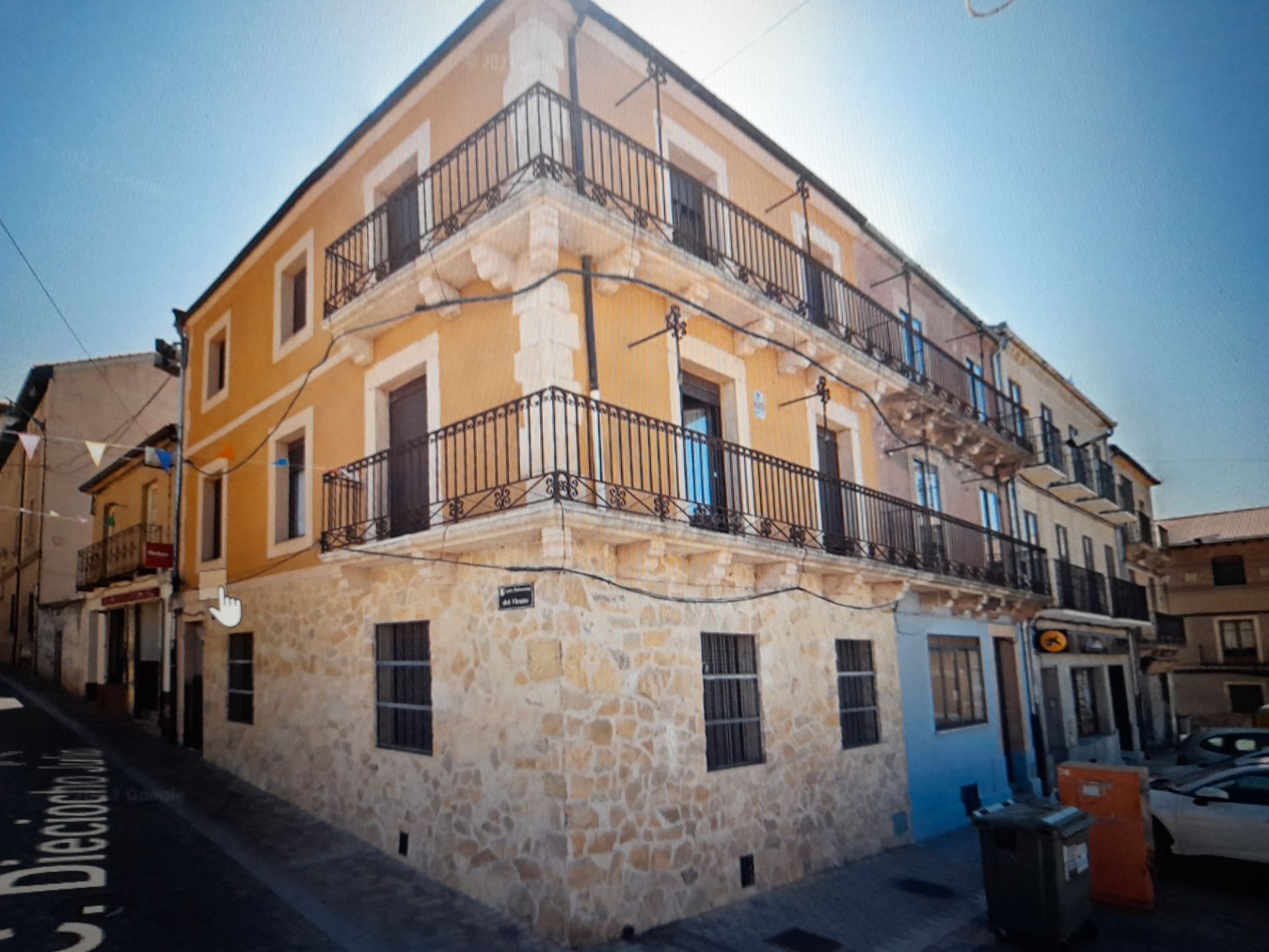 Vista exterior de Casa o xalet en venda en Cantalejo amb Moblat, Balcó i Alarma