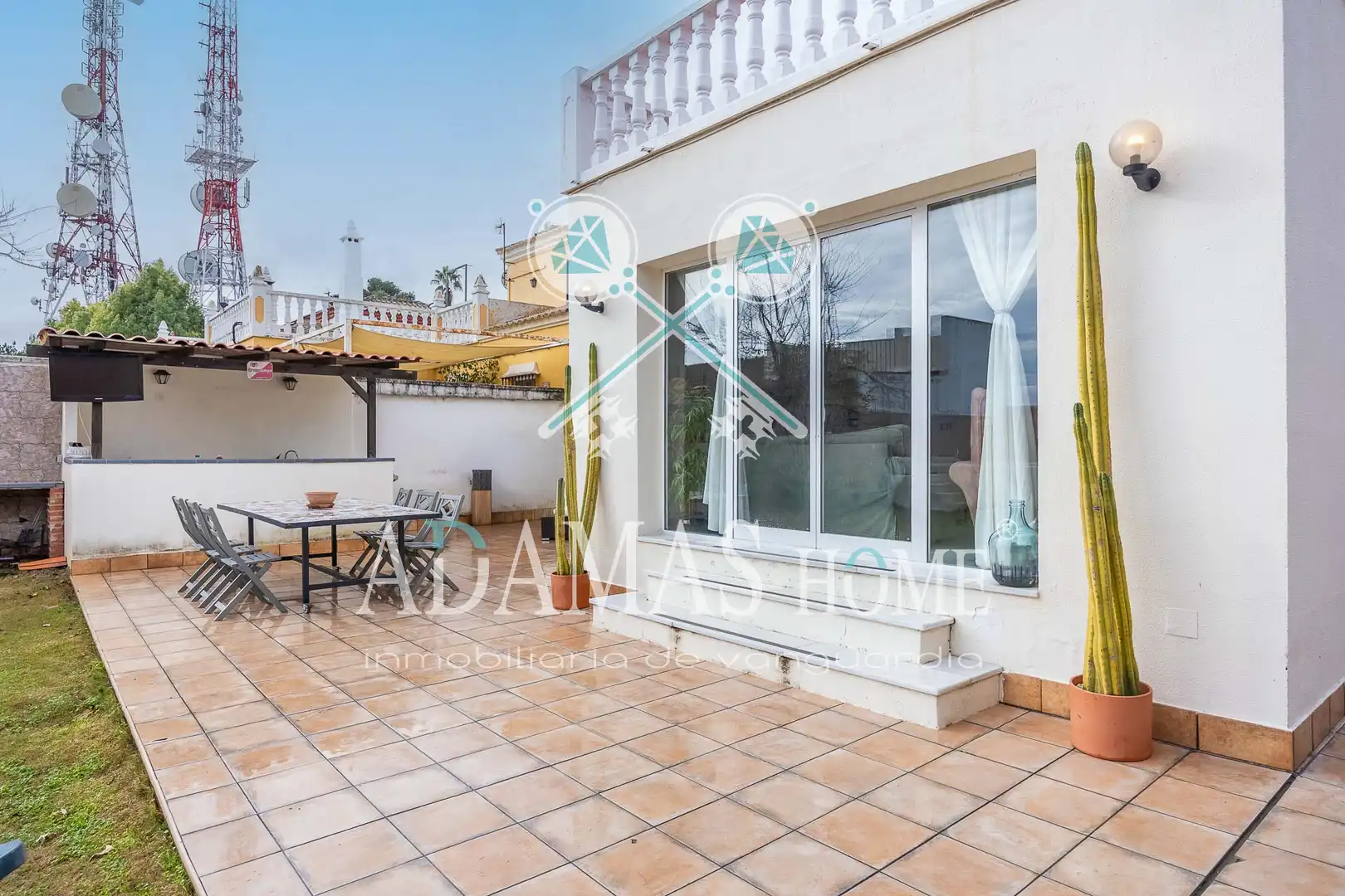 Terraza de Casa o chalet en venta en Valencina de la Concepción con Aire acondicionado, Calefacción y Jardín privado