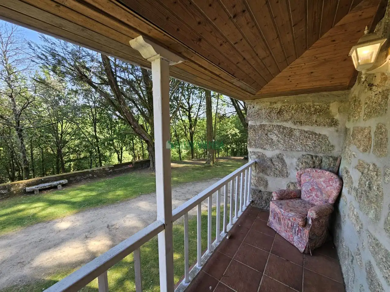 Terraza de Finca rústica en venta en A Cañiza   con Calefacción, Jardín privado y Terraza