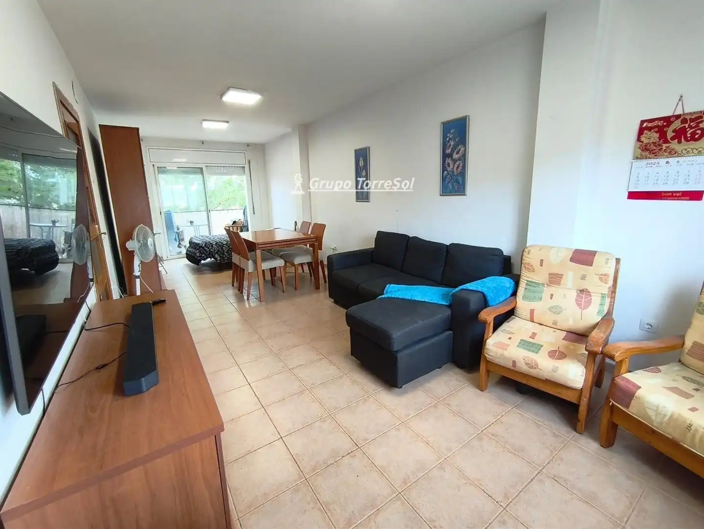 Sala de estar de Casa adosada en venta en Montferri con Aire acondicionado, Calefacción y Terraza