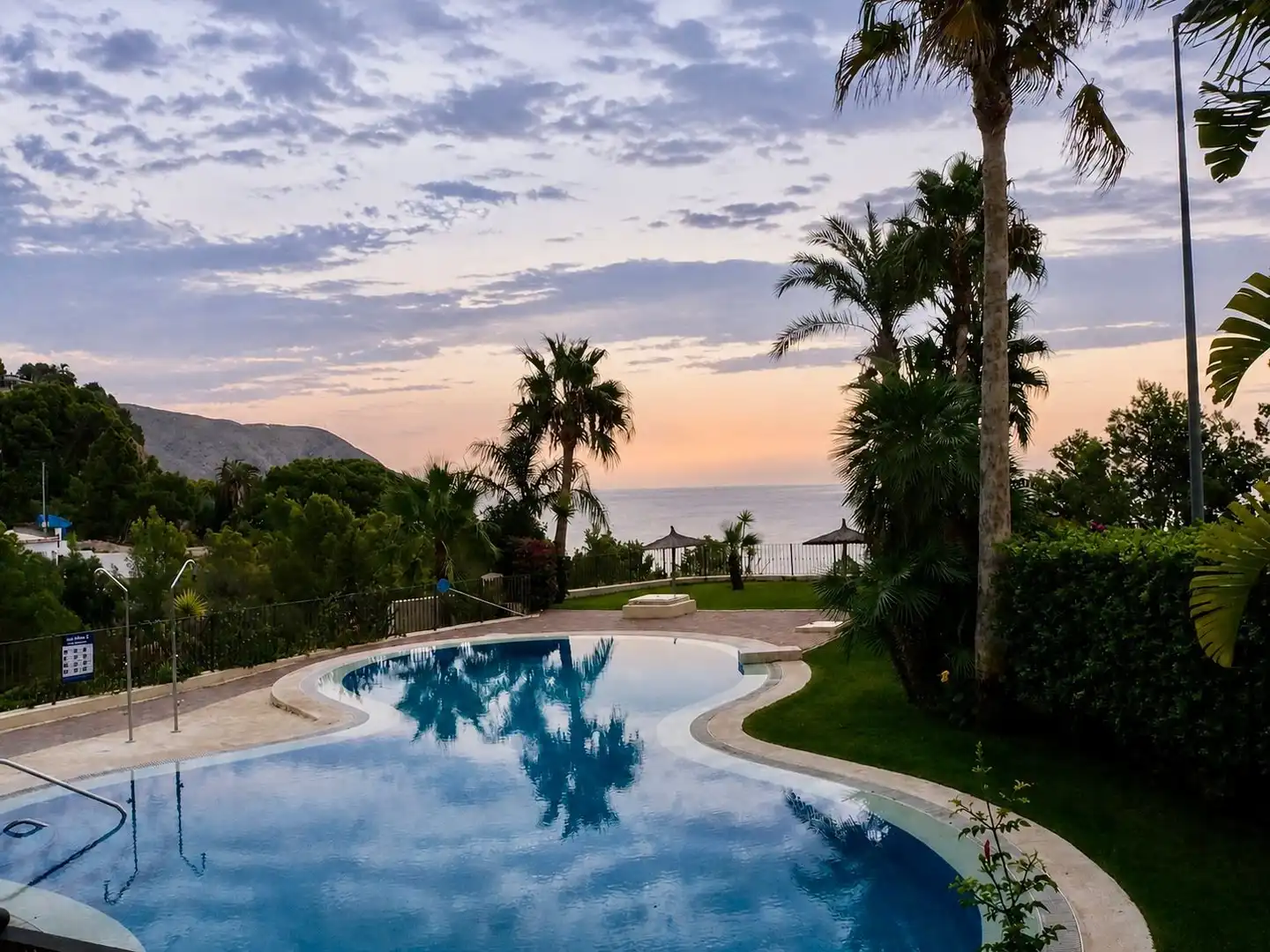 Swimming pool of Apartments for rent in Altea  with Air Conditioner, Heating and Terrace