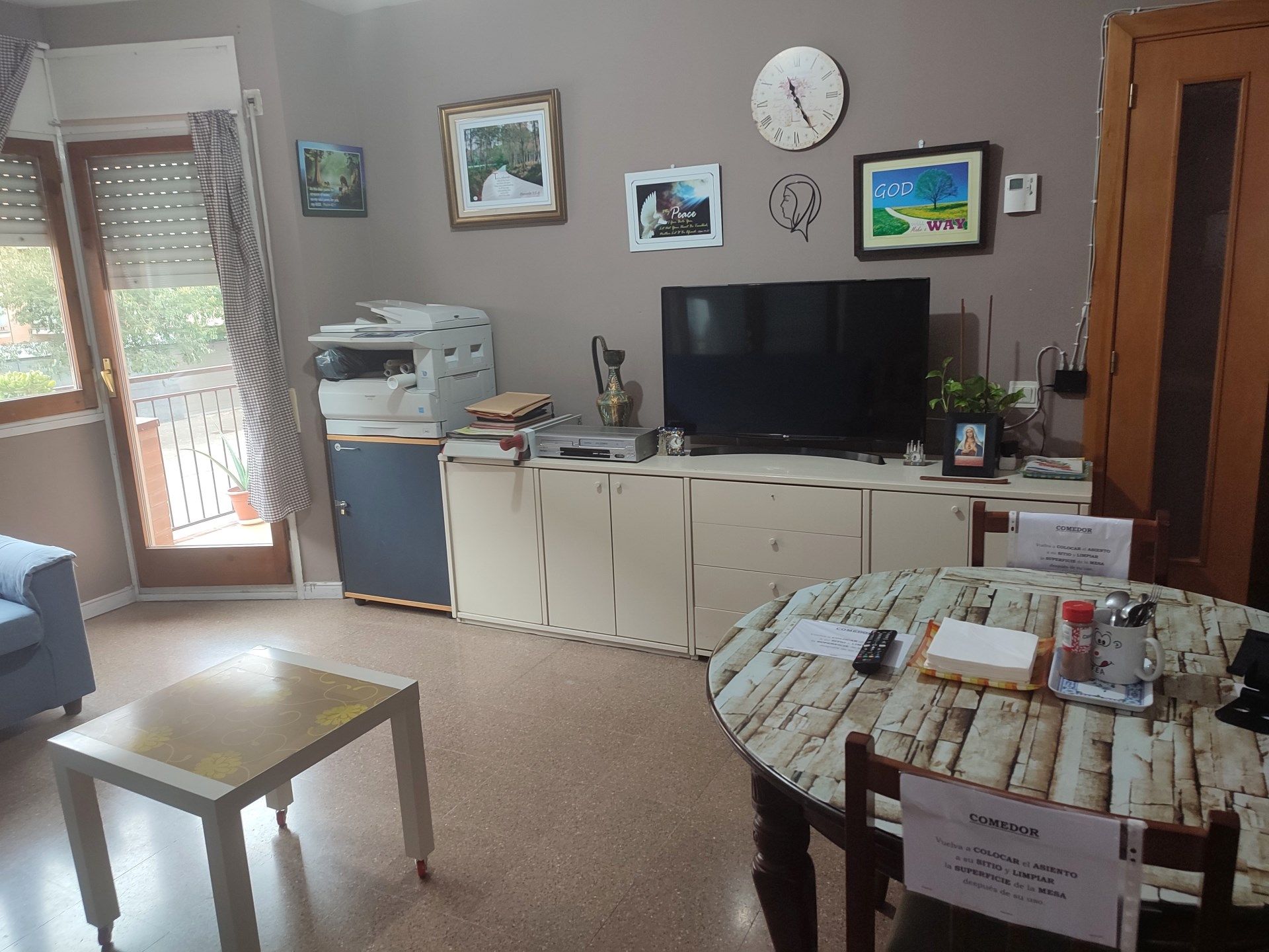 Sala d'estar de Pis en venda en Girona Capital amb Aire condicionat i Calefacció