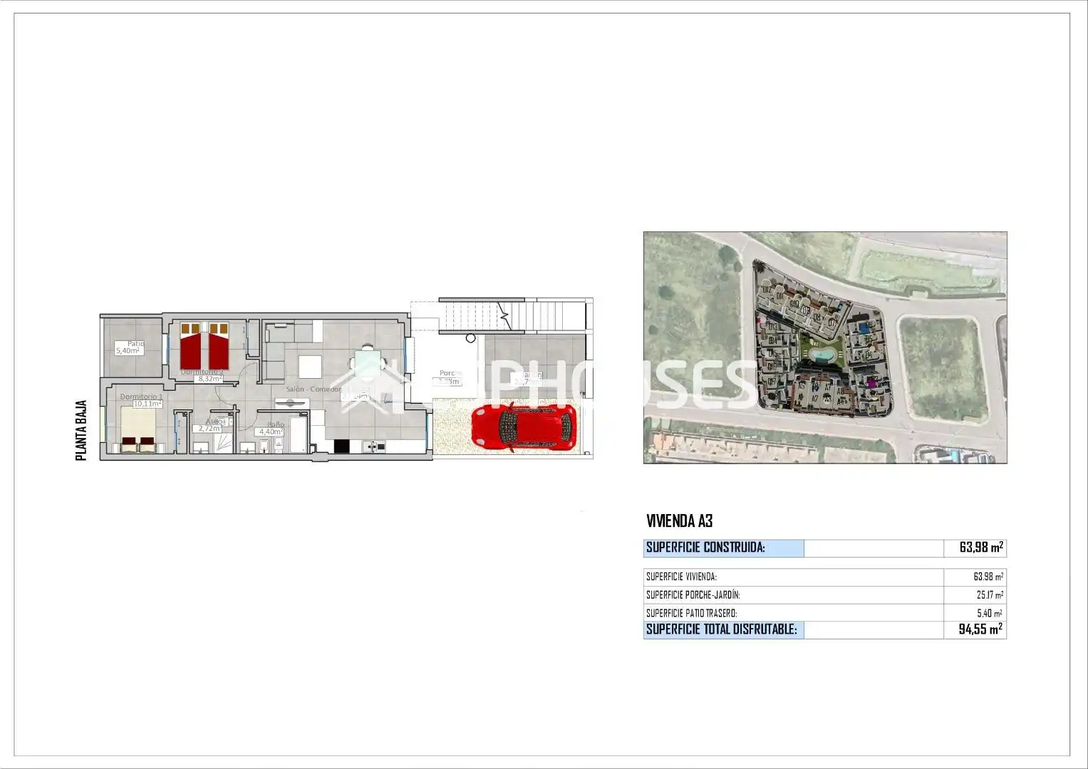 Ground floor for sale in Cox  with Terrace, Balcony and Community pool
