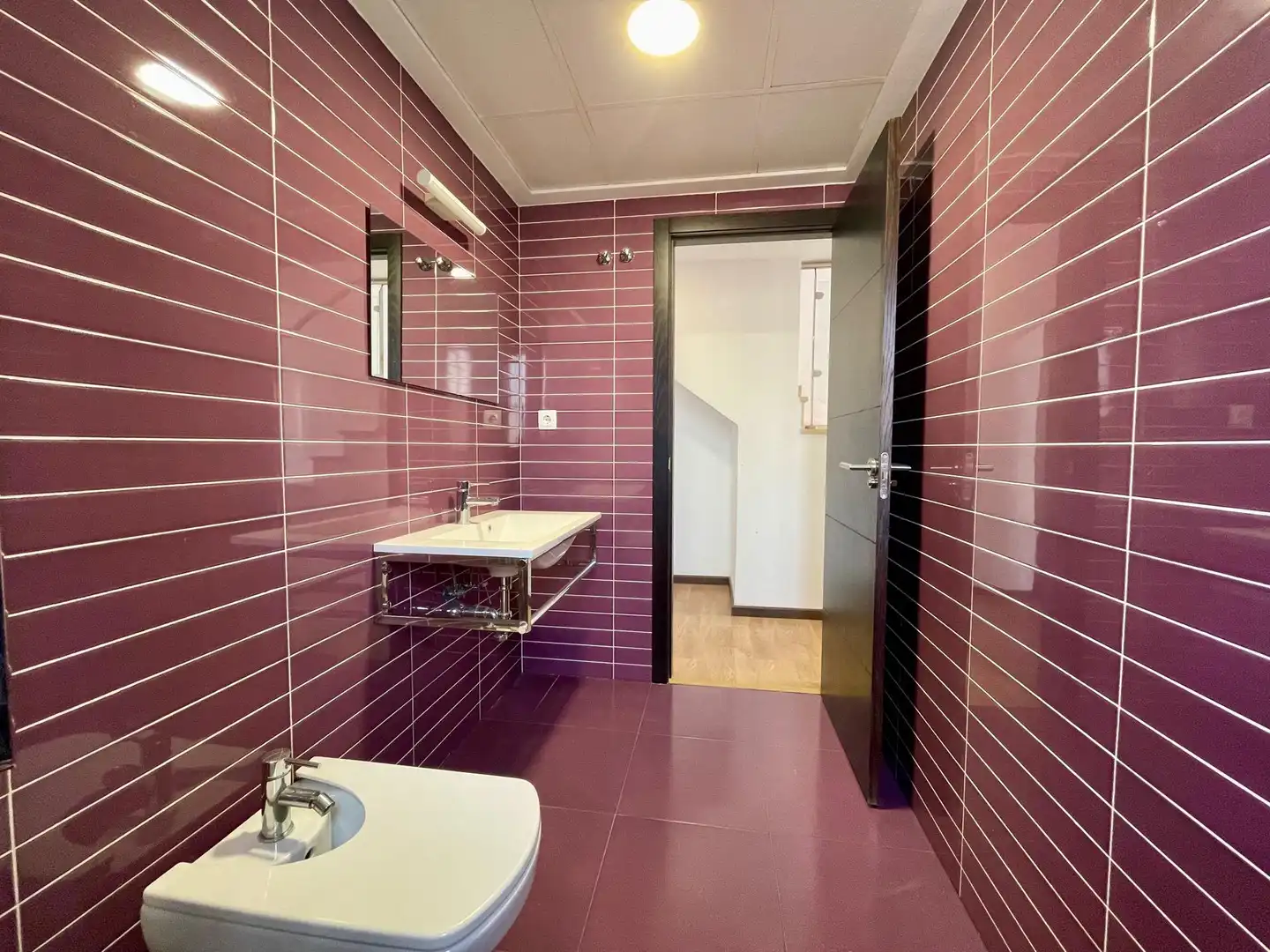 Baño de Ático de alquiler con opción a compra en Murcia con Aire acondicionado, Terraza y Trastero