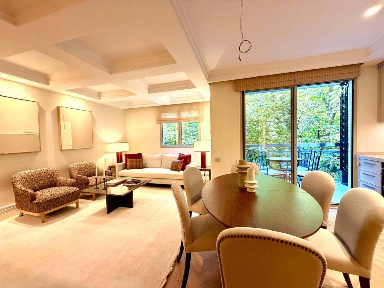 Living room of Flat for sale in  Madrid Capital  with Air Conditioner, Heating and Terrace