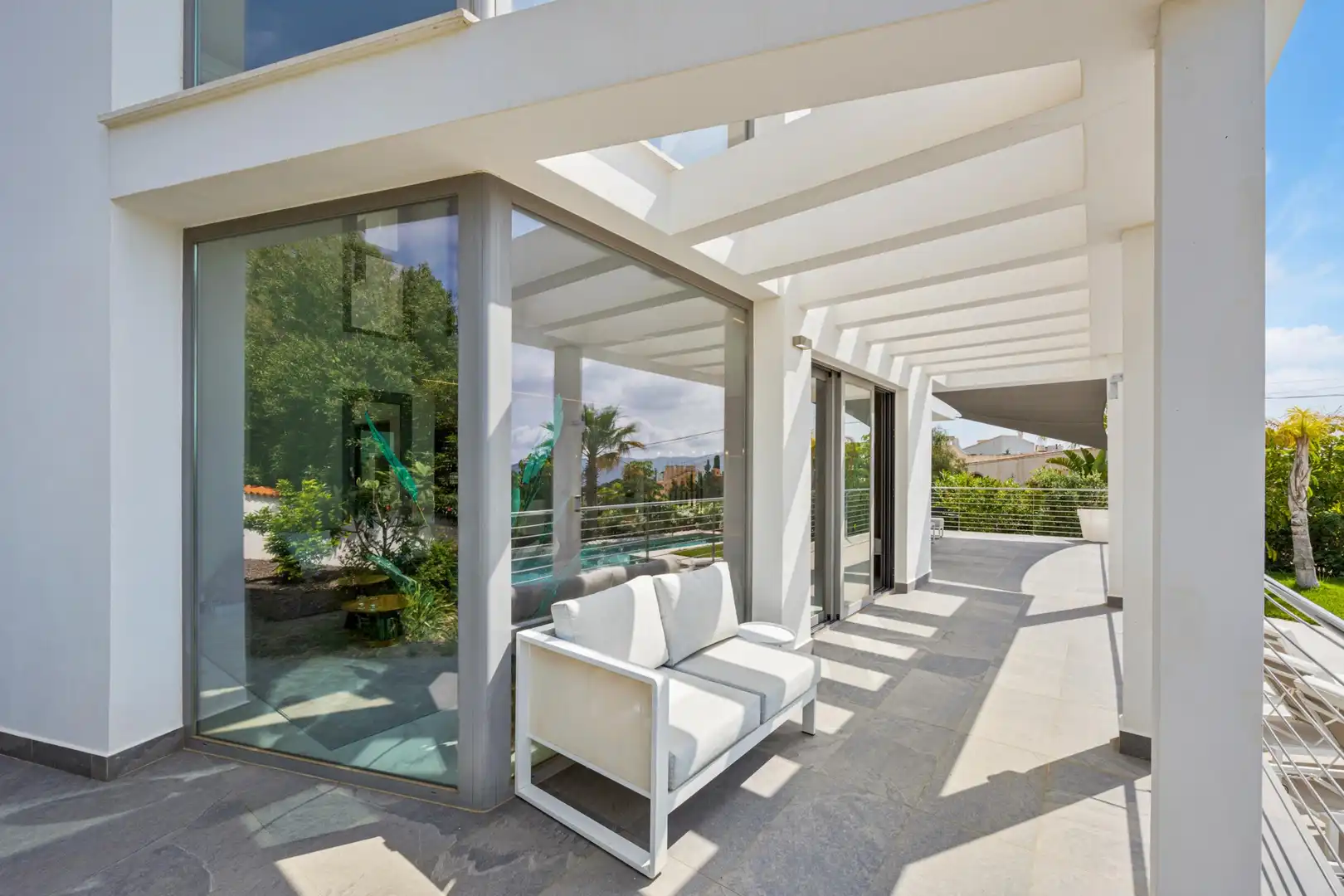 Terraza de Casa o chalet en venta en La Nucia con Aire acondicionado, Jardín privado y Terraza