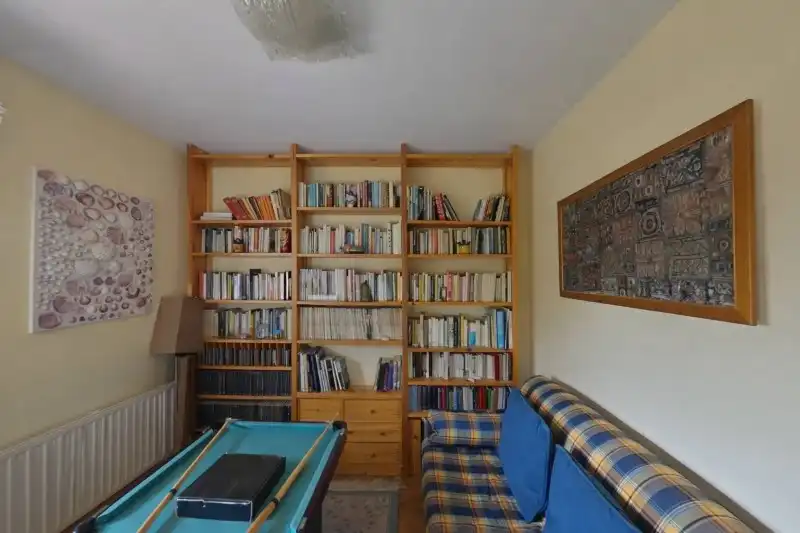 Sala d'estar de Casa adosada en venda en Valdemanco amb Calefacció, Jardí privat i Terrassa