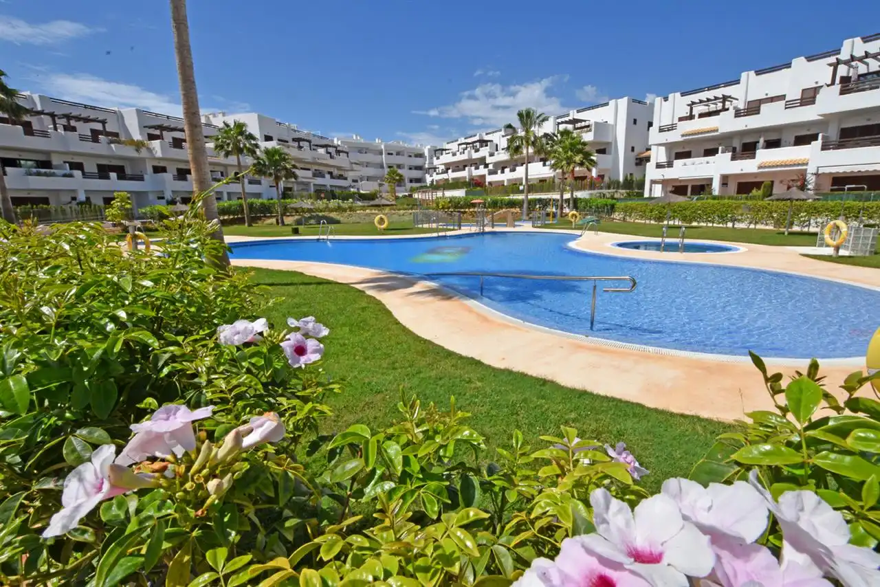 Jardín de Apartamento en venta en Pulpí con Aire acondicionado, Piscina y Amueblado