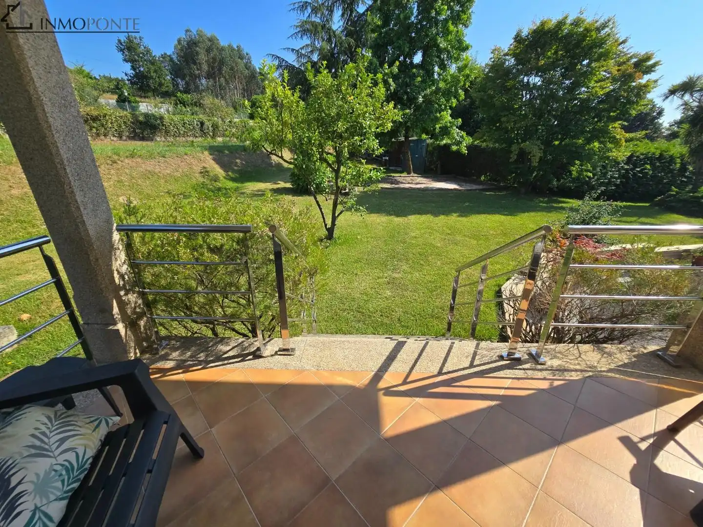 Jardí de Casa o xalet en venda en Pontevedra Capital  amb Calefacció, Jardí privat i Terrassa