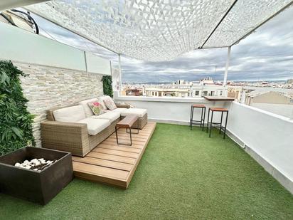 Terrace of Attic to rent in  Valencia Capital  with Air Conditioner and Terrace