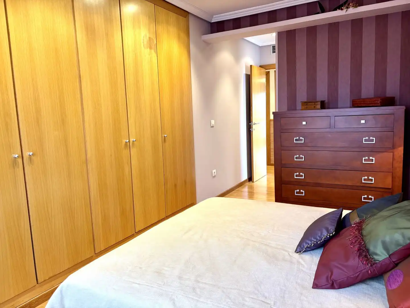 Bedroom of Flat for rent in Castellón de la Plana / Castelló de la Plana  with Air Conditioner, Heating and Terrace