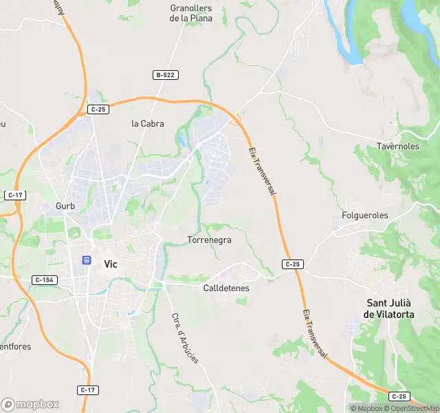 Vista exterior de Piso en venta en Vic
