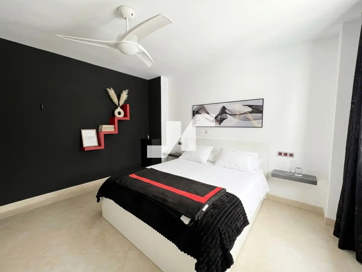 Bedroom of Flat for sale in Burriana / Borriana  with Air Conditioner, Heating and Storage room