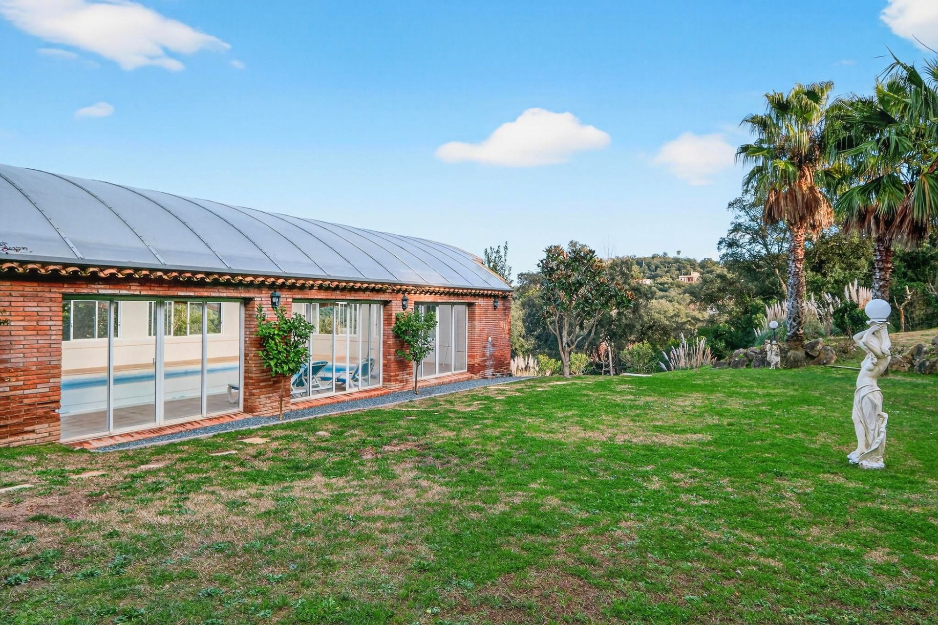Vista exterior de Casa o xalet en venda en Santa Cristina d'Aro amb Aire condicionat, Calefacció i Jardí privat