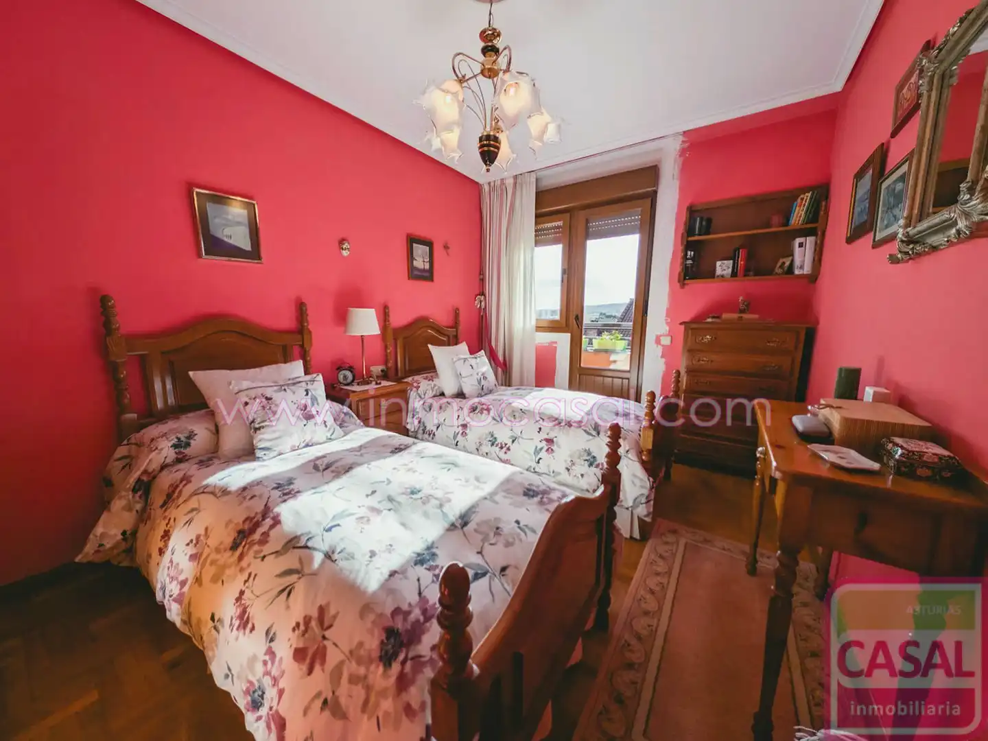 Bedroom of Flat for rent in Avilés  with Heating, Terrace and Storage room