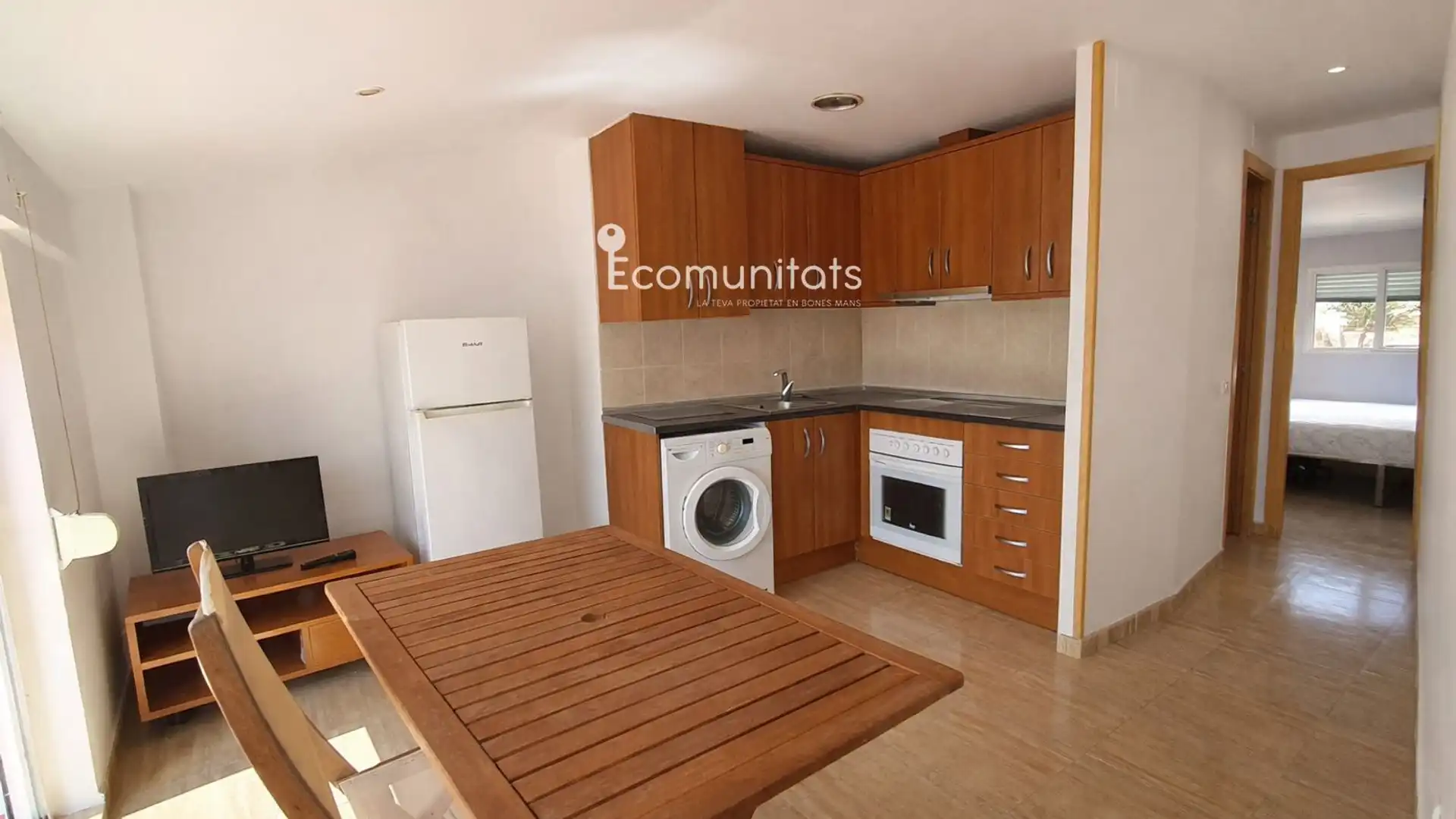 Cocina de Ático en venta en Tortosa con Aire acondicionado, Terraza y Amueblado