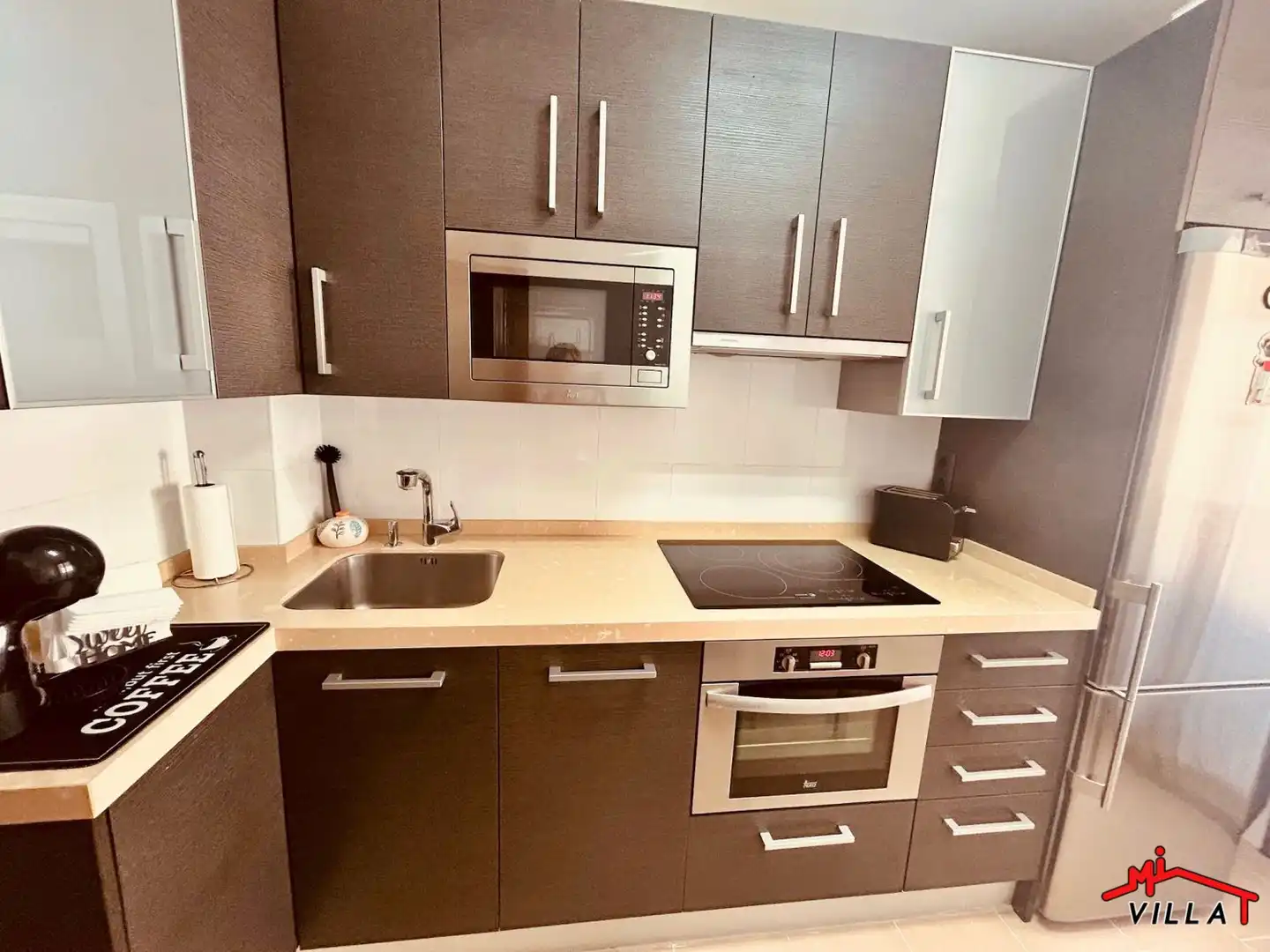 Küche von Wohnung zum Verkauf in Ramales de la Victoria mit Heizung, Balkon und Gemeinschaftspool