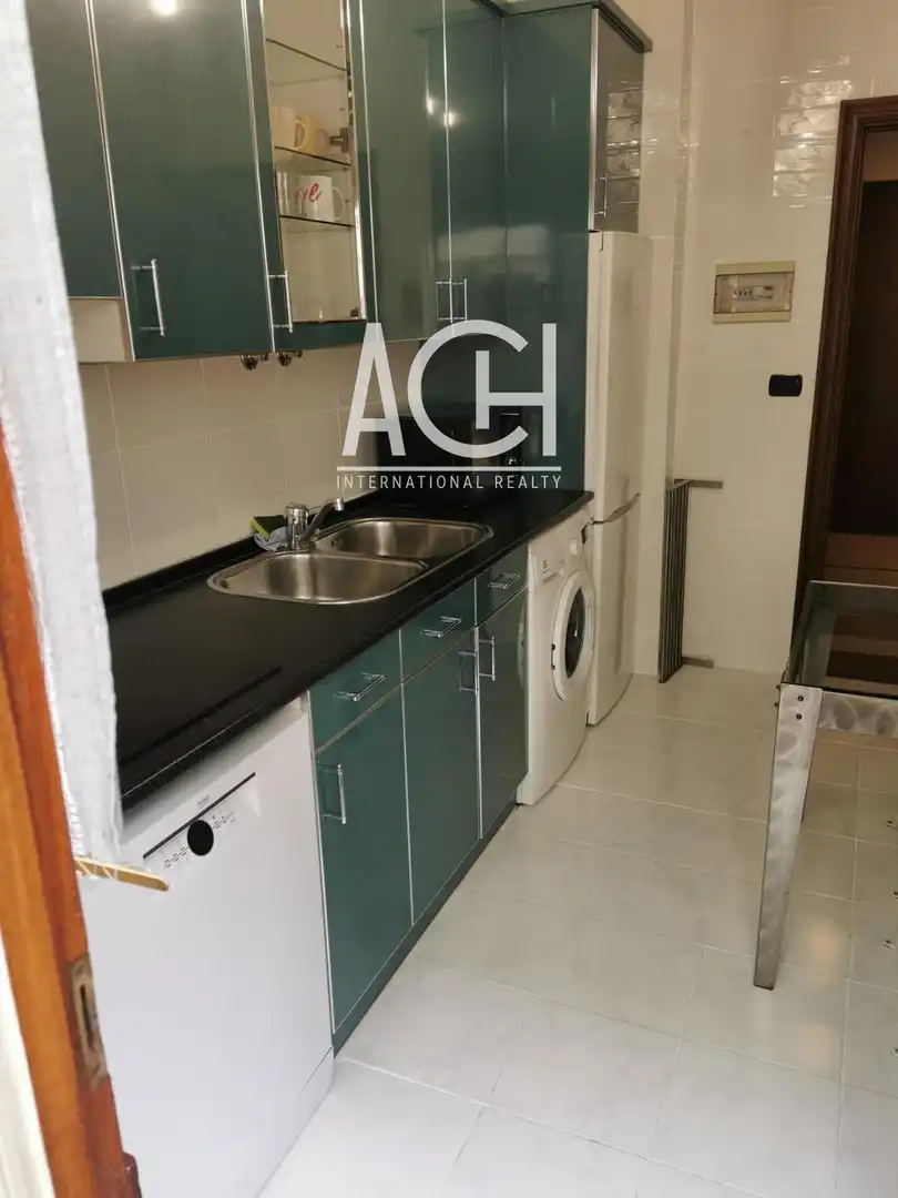 Kitchen of Flat for rent in Bilbao   with Heating, Terrace and Furnished