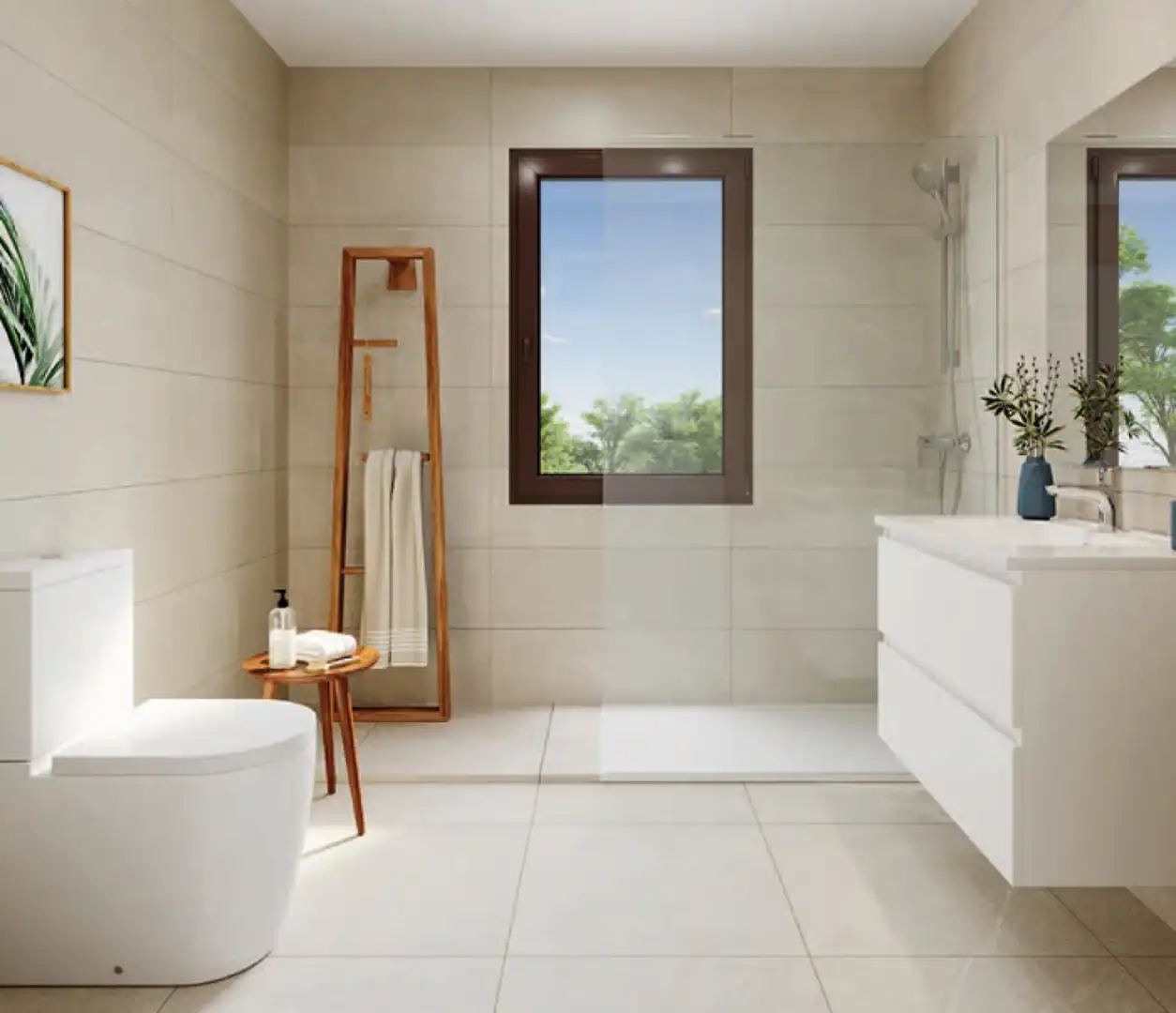 Baño de Casa adosada en venta en Calafell con Aire acondicionado, Jardín privado y Parquet