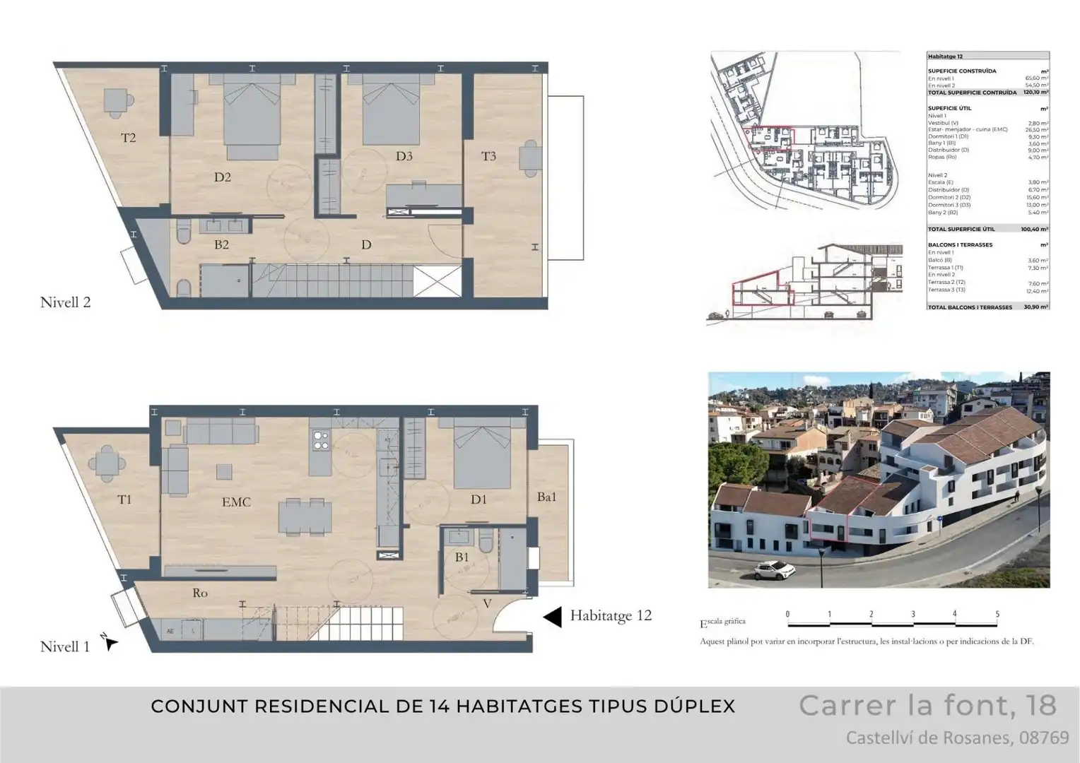 Dúplex en venta en Castellví de Rosanes con Calefacción y Terraza