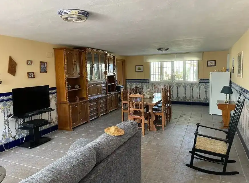 Dining room of Houses for sale in Mengabril  with Private garden, Parquet flooring and Terrace