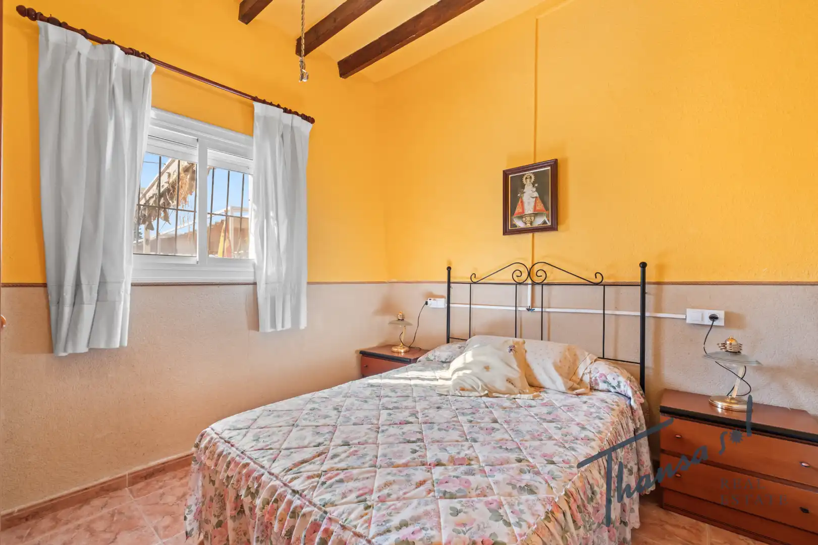 Dormitori de Casa adosada en venda en Alicante / Alacant amb Aire condicionat, Jardí privat i Terrassa