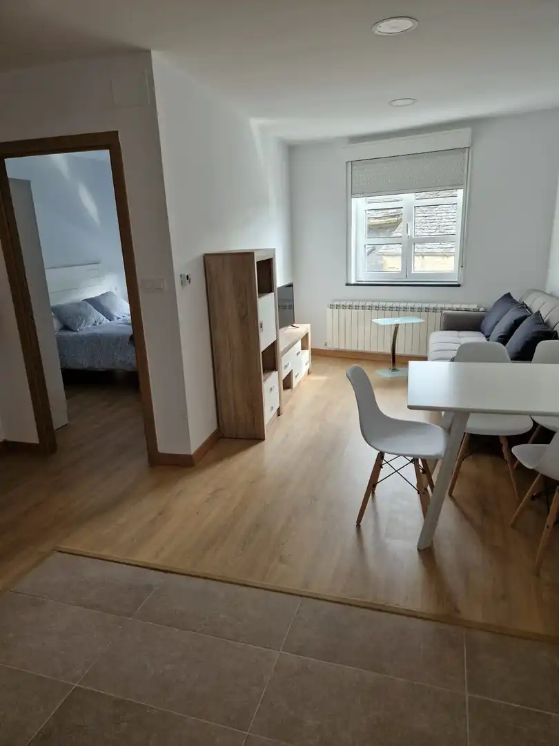 Bedroom of Apartments for rent in Lugo  with Terrace and Furnished