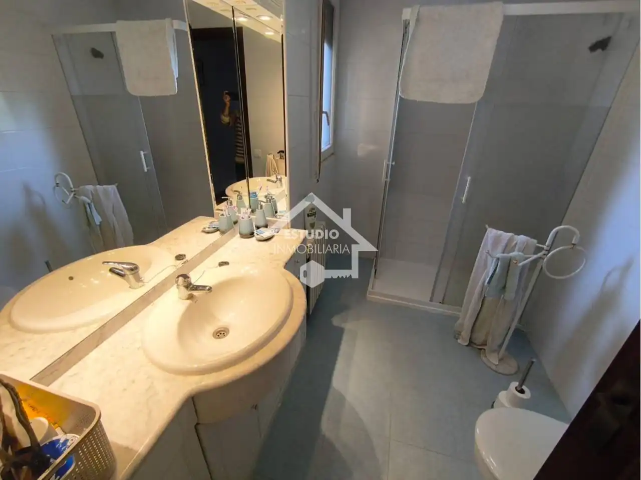 Baño de Casa o chalet en venta en Mendavia con Calefacción, Jardín privado y Parquet