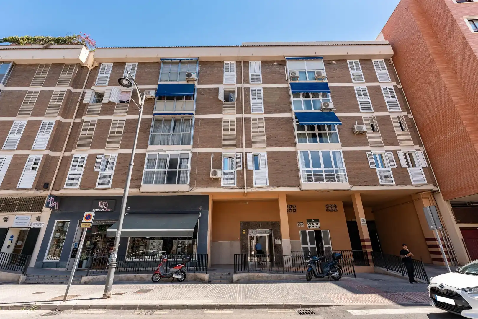 Exterior view of Flat for sale in Málaga  with Air Conditioner and Heating
