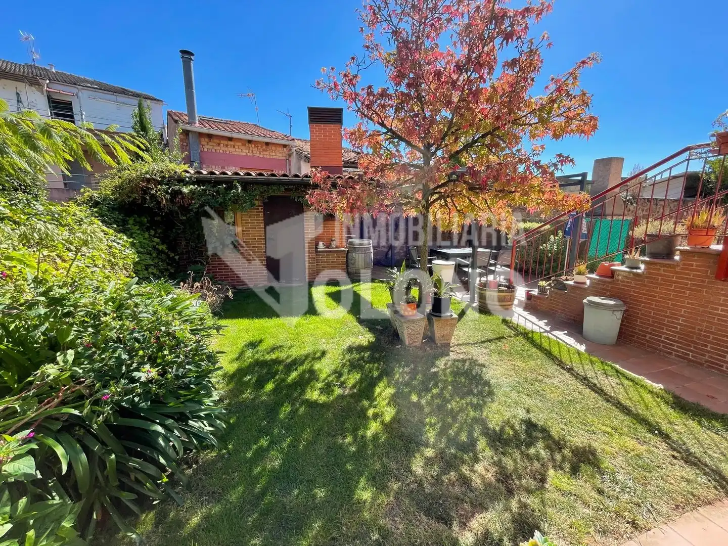 Jardí de Casa adosada en venda en Alesanco amb Calefacció, Jardí privat i Parquet