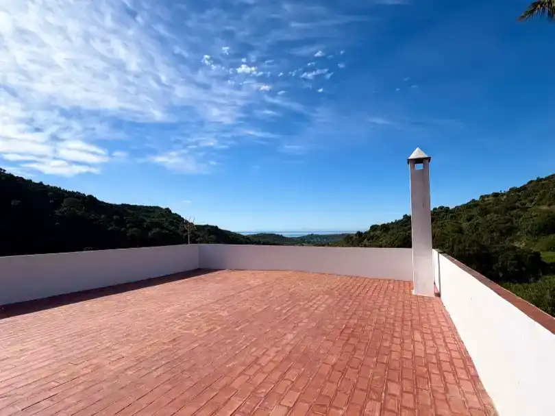 Terraza de Finca rústica en venta en Altos de Estepona