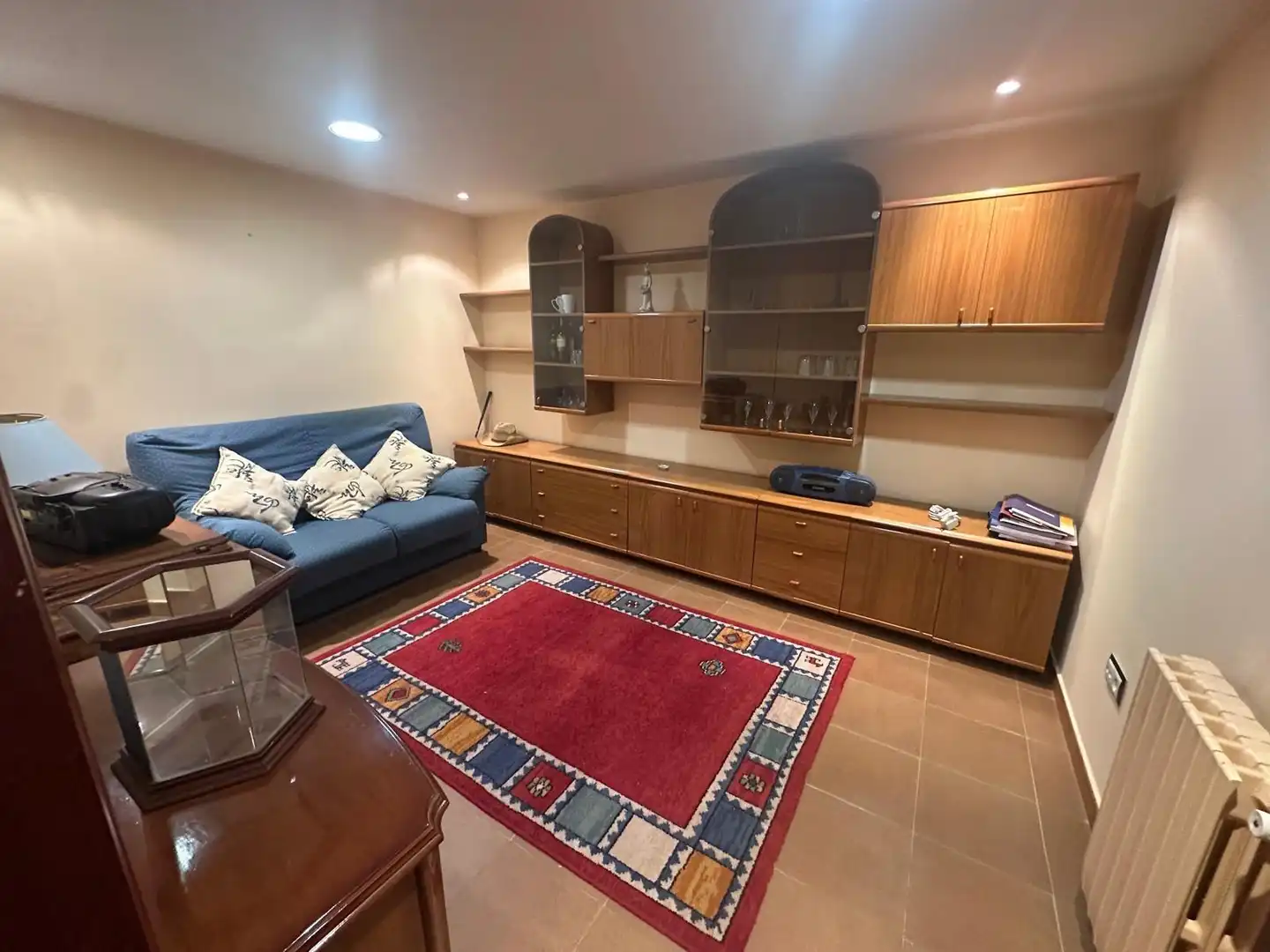 Sala d'estar de Casa adosada en venda en Ourense Capital  amb Aire condicionat, Jardí privat i Terrassa