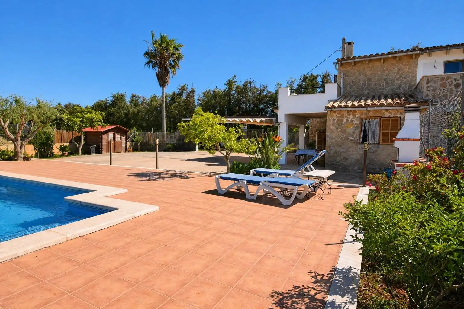 Piscina de Finca rústica de alquiler en Muro con Piscina