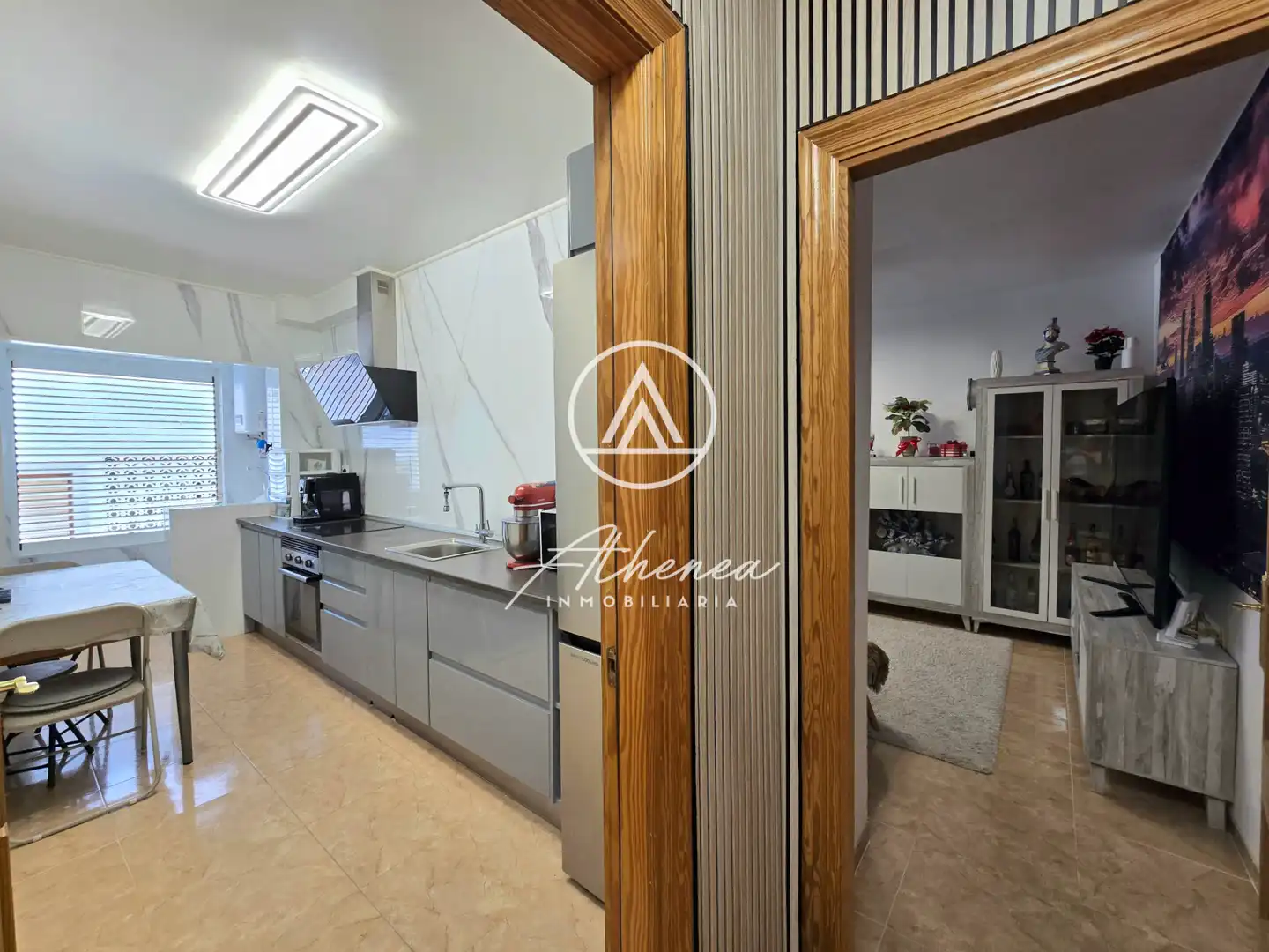 Cocina de Piso en venta en Roquetas de Mar con Terraza, Amueblado y Horno