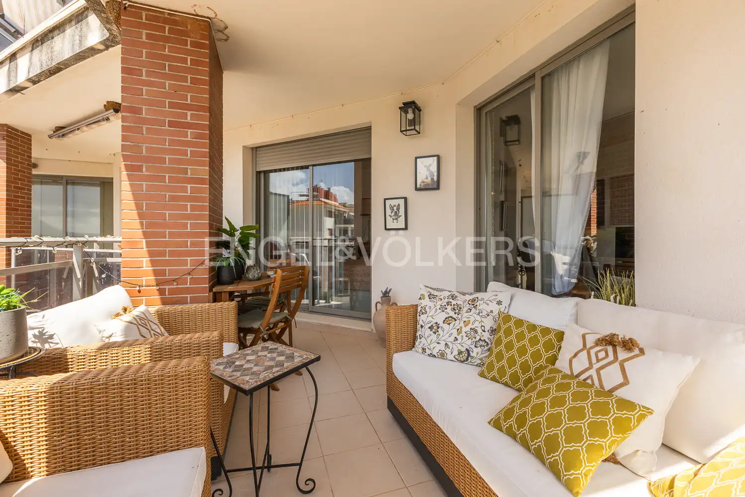 Terrace of Flat for rent in El Verger  with Air Conditioner, Heating and Private garden