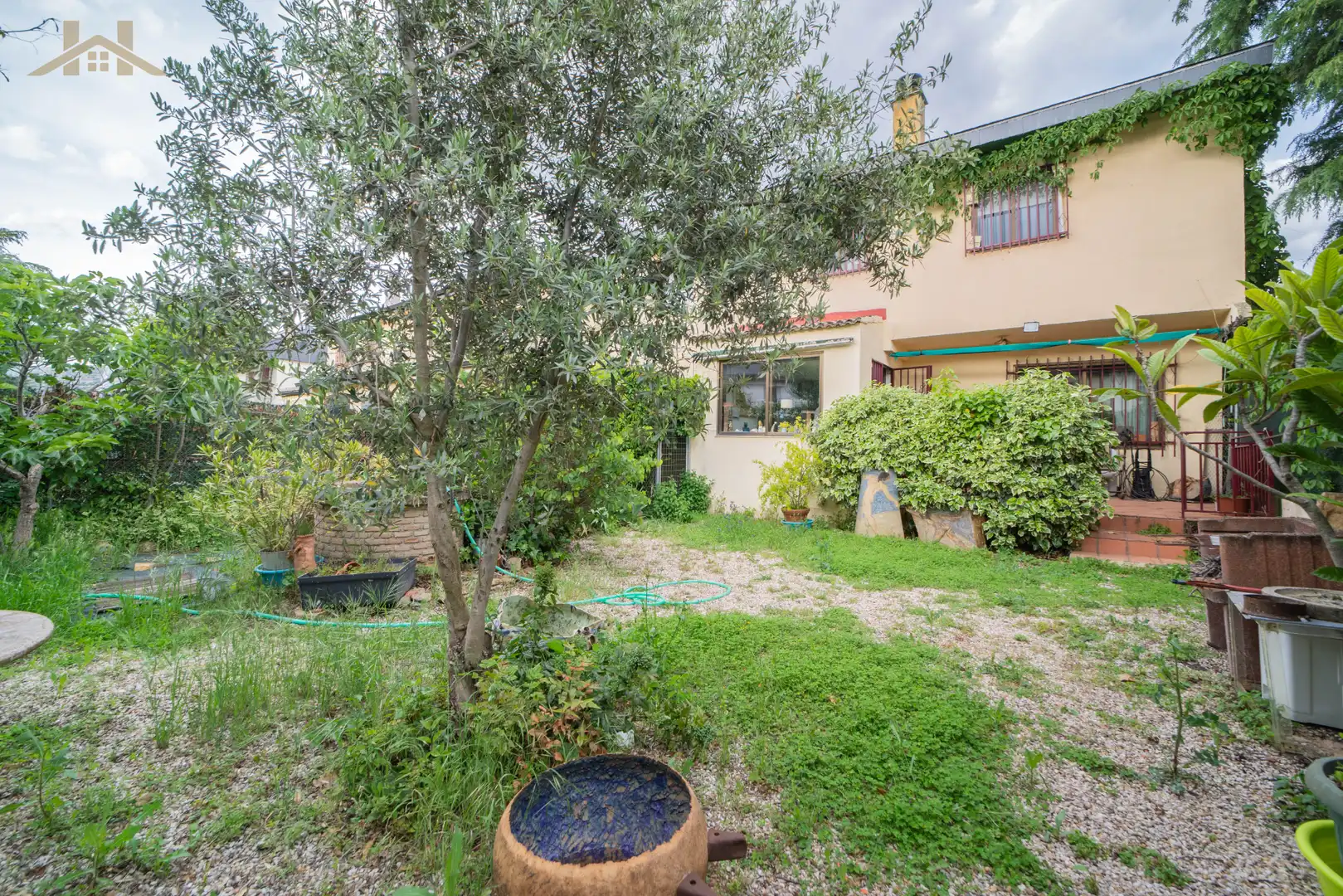 Jardí de Casa adosada en venda en Collado Villalba amb Calefacció, Jardí privat i Terrassa